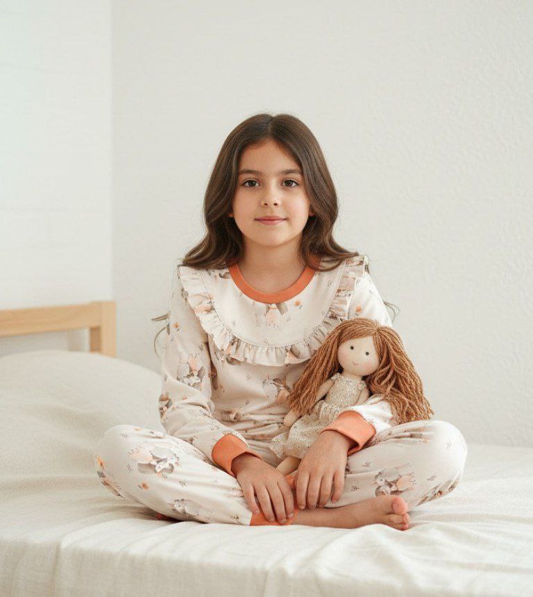 ست راحتی دخترانه+لباس دخترانه شیک وراحتی دخترانه آنلاین