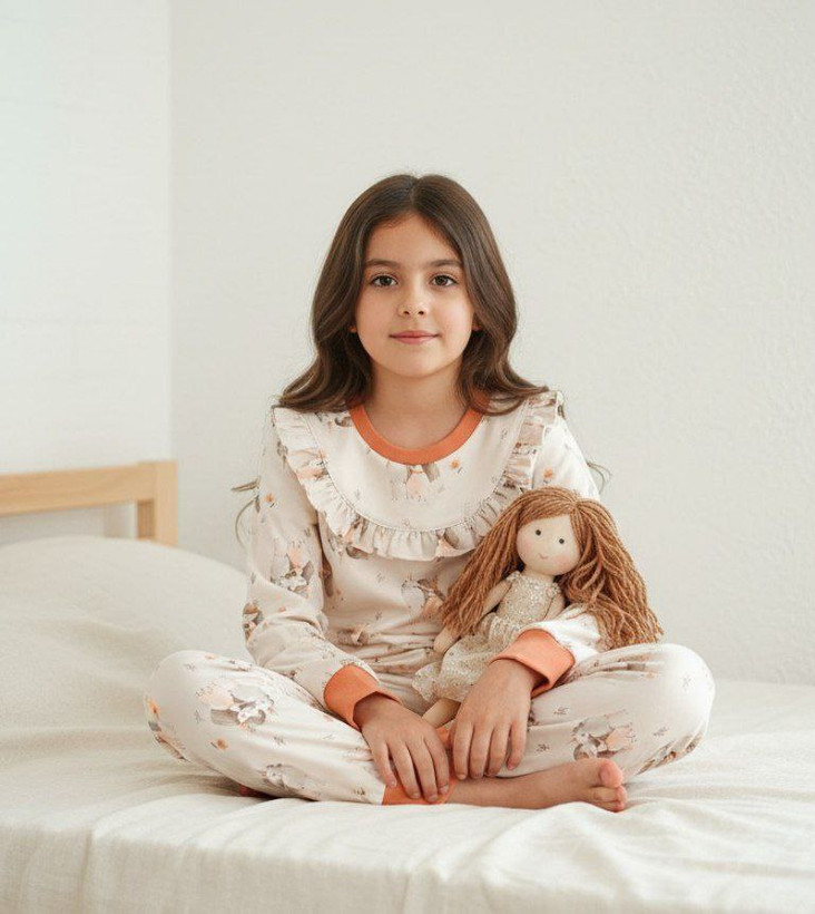 ست راحتی دخترانه+لباس دخترانه شیک وراحتی دخترانه آنلاین