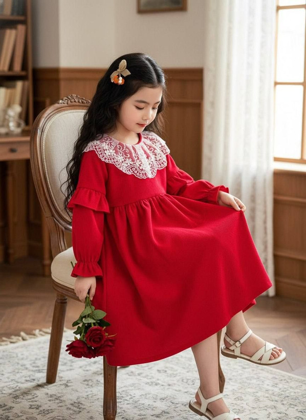 یراهن یلدایی جذاب دخترونه+ خرید آنلاین لباس بچگانه