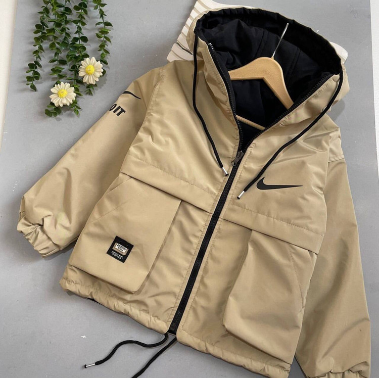 کاپشن نایک دوروضخیم پشم شیشه مدل Just Do it با کیفیت بالا جنس TC مرغوب رویه دوم مشکی + خرید آنلاین لباس بچگانه