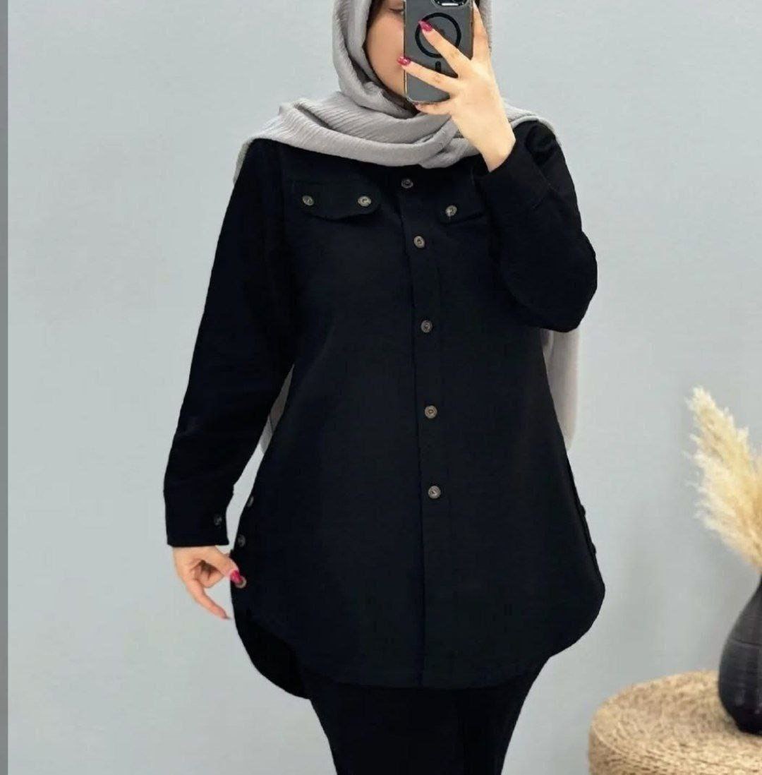 مانتوبغل دکمه کتان کش درجه ۱ + خرید آنلاین لباس زنانه