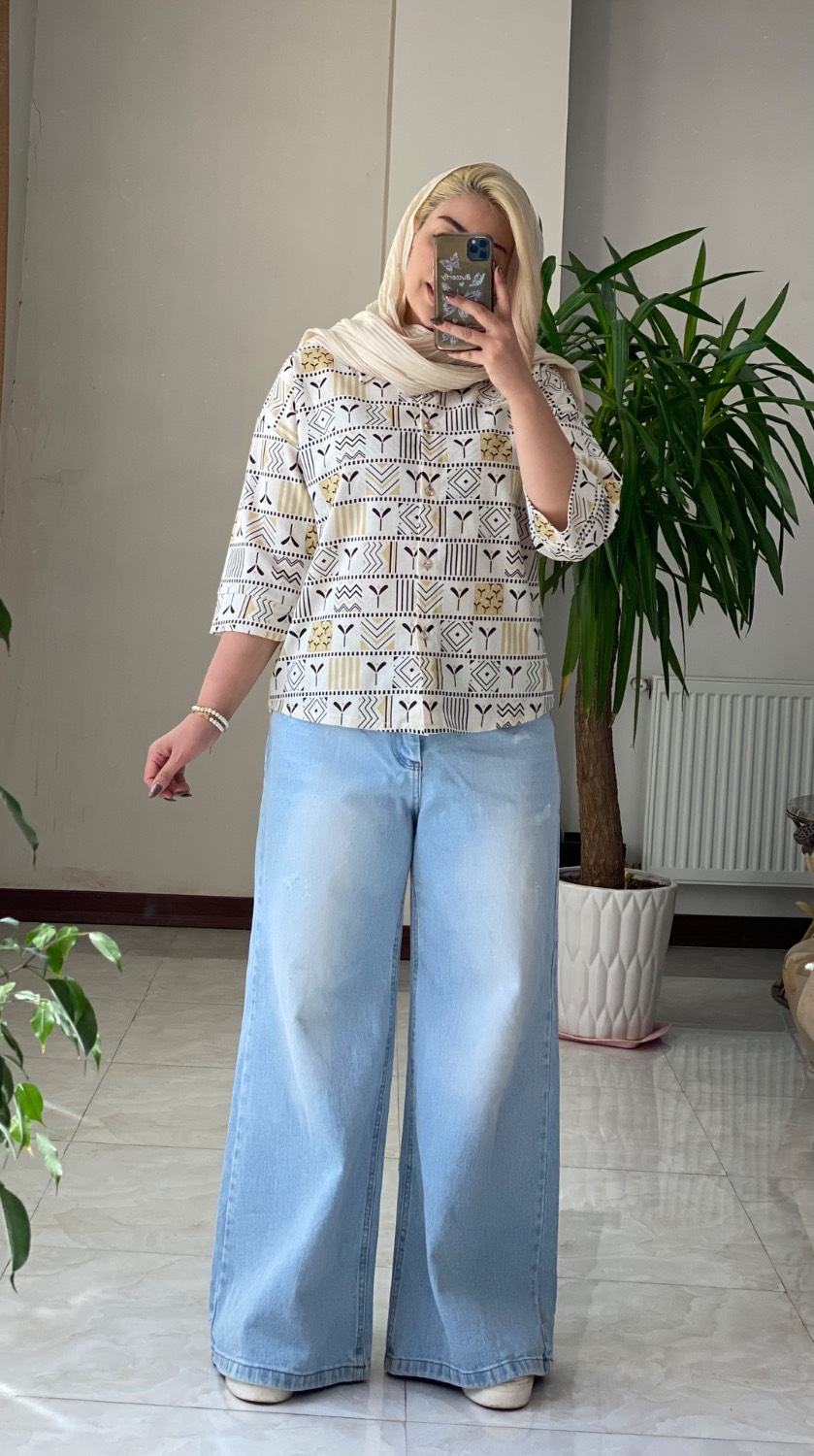 شومیز مانتوی پروانه آرشیدا B + خریدآنلاین لباس زنانه