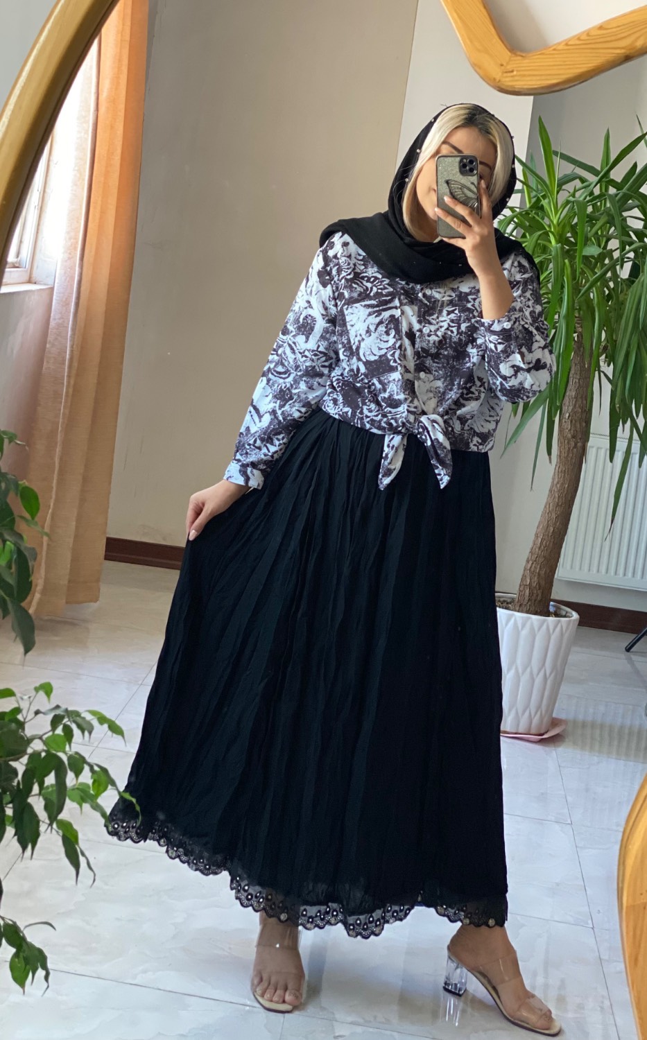دامن قواره دار چروک کمند آرشیدا B + خرید آنلاینلباس زنانه