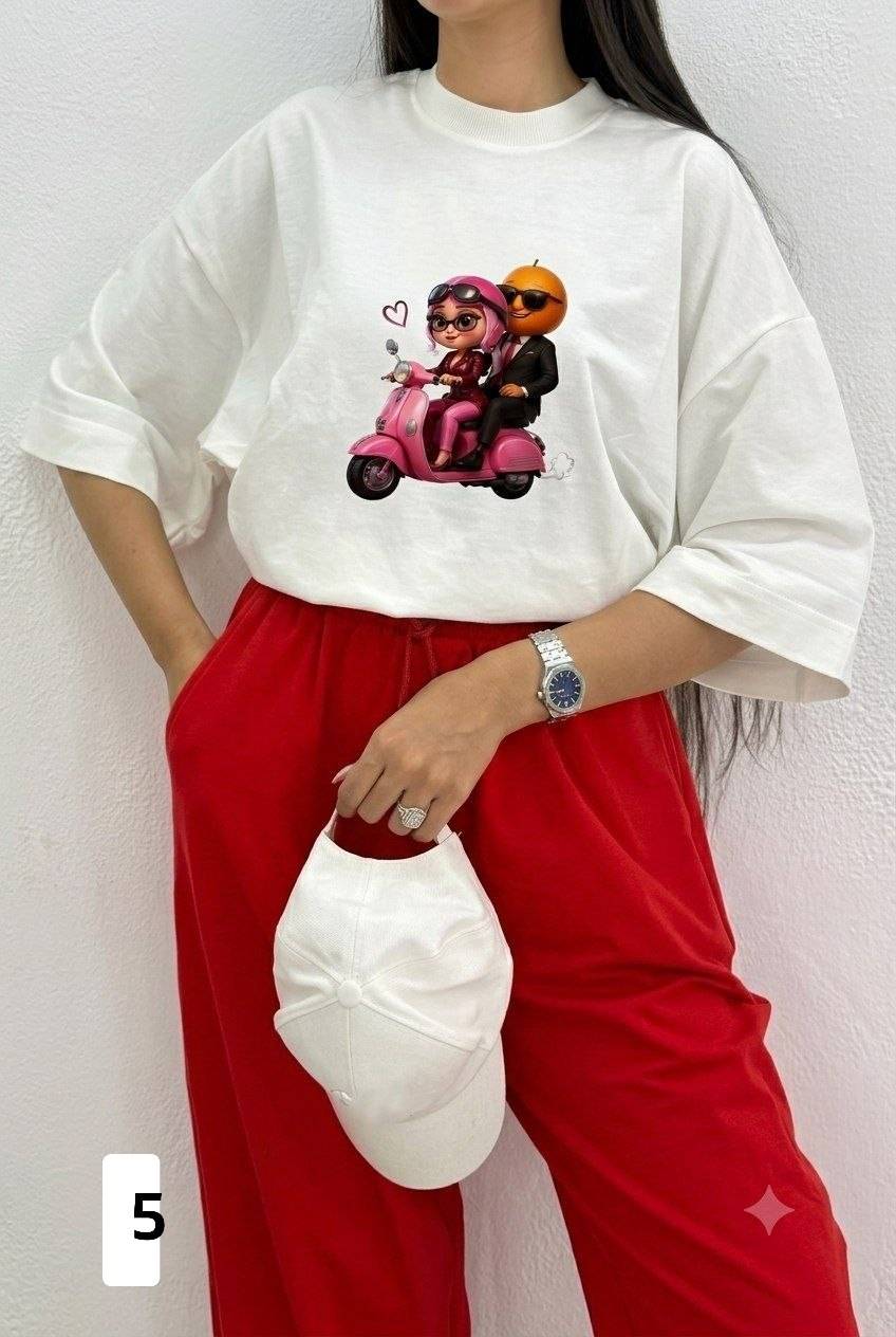 تیشرت آقای پرتغال وخانم هلو + خرید آنلاین لباس زنانه۸