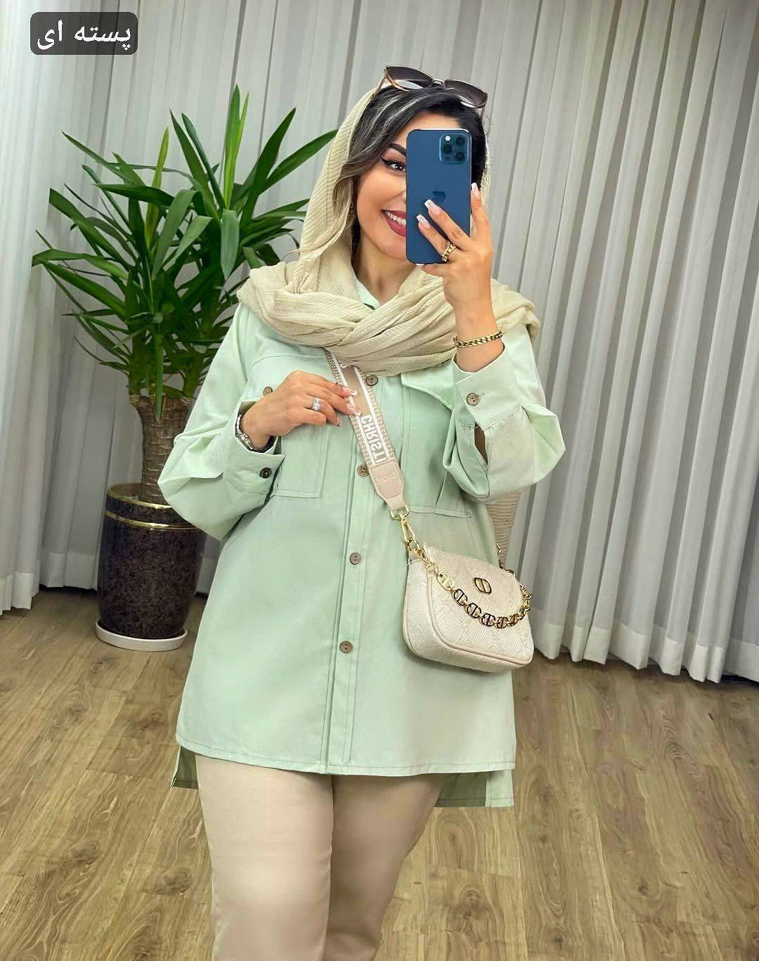 مانتوی روبی شایسته بانو B + خرید آنلاین لباس زنانه