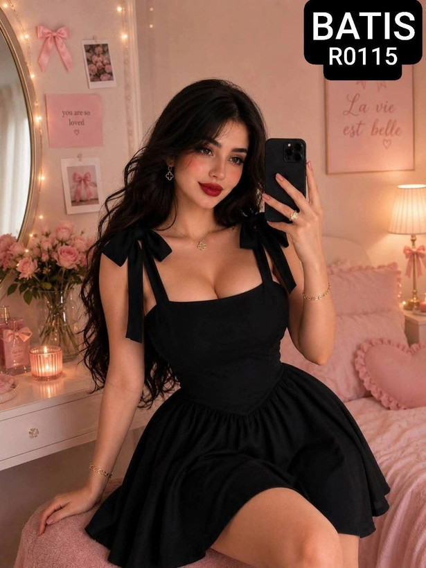 پیراهن عروسکی لاکچری آترین V+ خرید آنلاین لباس زنانه