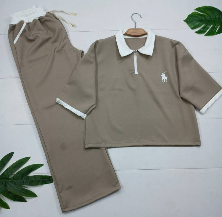 ست بلوز وشلوار POLO اورجینال الیشکا + خرید آنلاین لباس زنانه