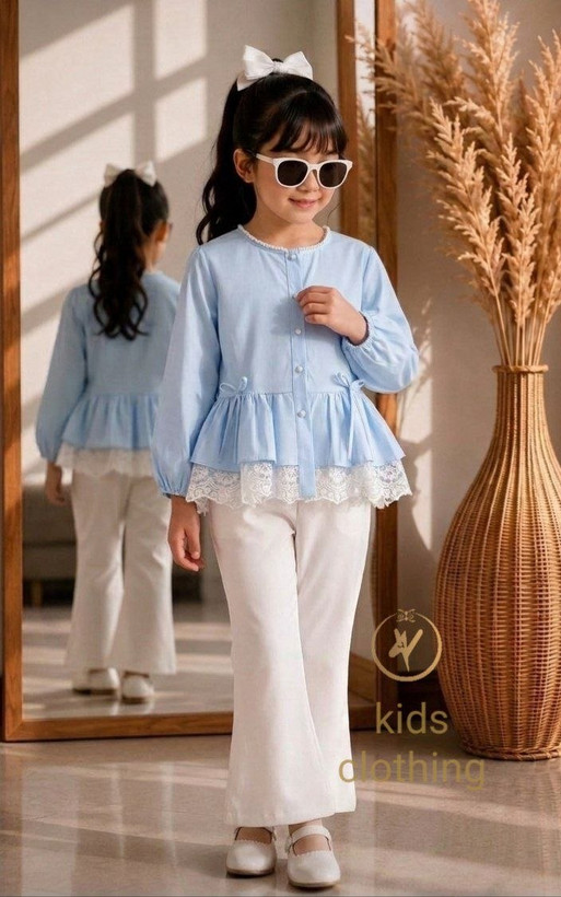 دوتیکه شومیز وشلوار مازراتی دخترانه + خرید آنلاین لباس بچگانه