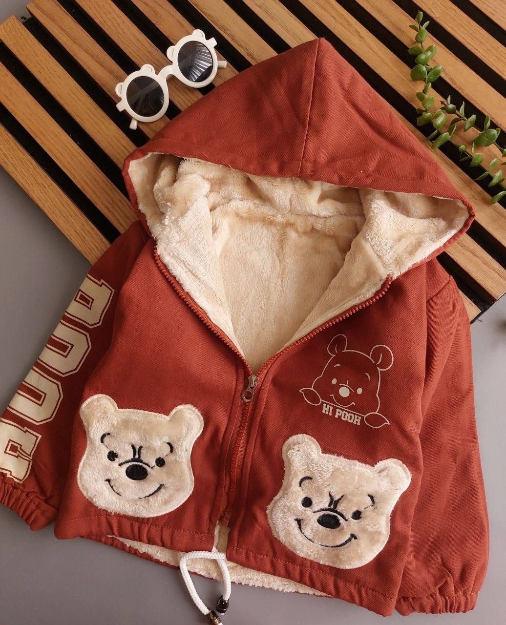 کاپشن کتان pooh تاتی وتالینE  + خرید آنلاین لباس بچگانه