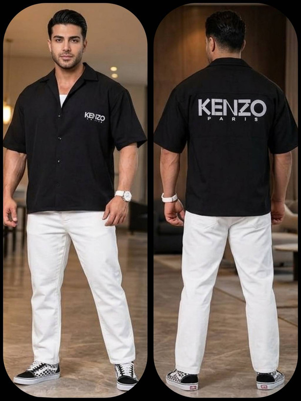 پیراهن مردانه مازراتی Kenzoآپامه B + خرید آنلاین لباس مردانه