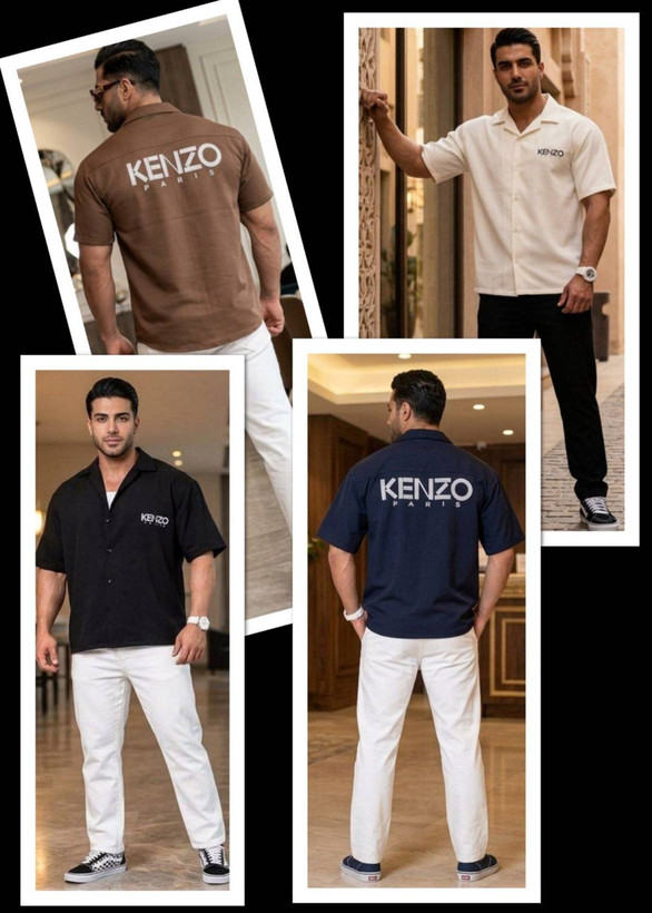 پیراهن مردانه مازراتی Kenzoآپامه B + خرید آنلاین لباس مردانه