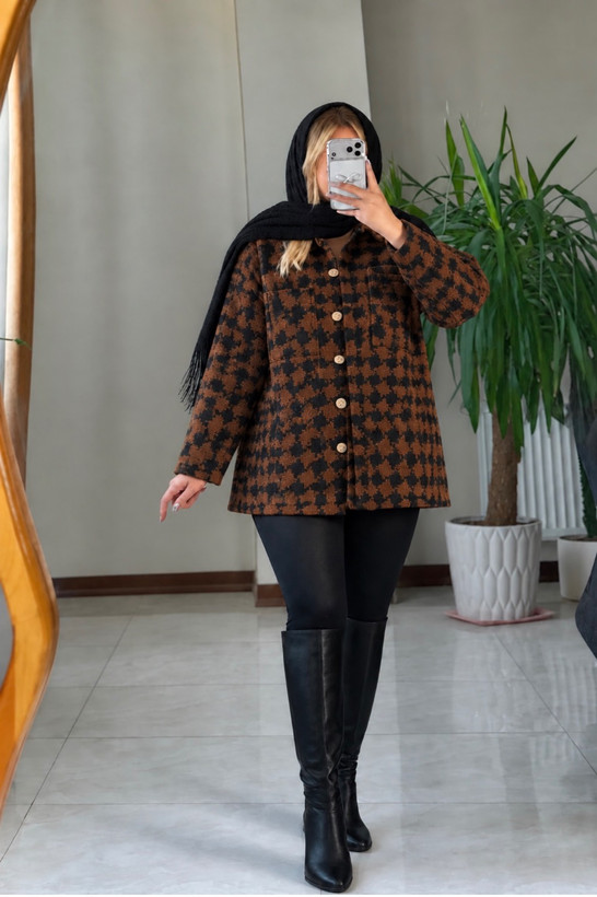 شکت پشمی موهردار لیوزا آرشیدا B + خرید آنلاین لباس زنانه